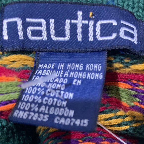 NEW NAUTICA COTTON KNIT CREWNECK SWEATER PATTERN SIZE S - Picture 9 of 9
